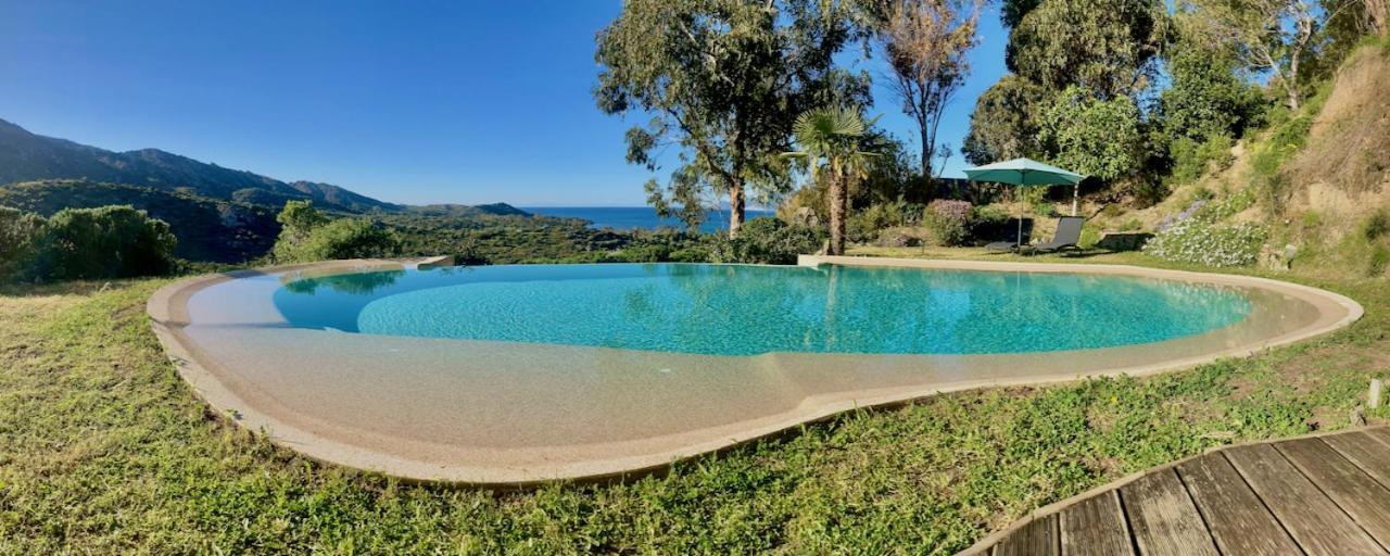 Studio, Vue Sur Mer Et Montagne Сен-Флоран Экстерьер фото